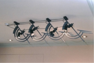 Forged Steel
Chandelier by Angus Eickhoff for barrister's chambers in Kings Bench Walk, London.